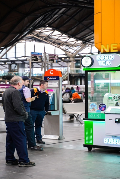 ลูกค้าชาวออสเตรเลียประสบความสำเร็จในการจำหน่ายชาฟองแบ่งปันความรักของพวกเขา